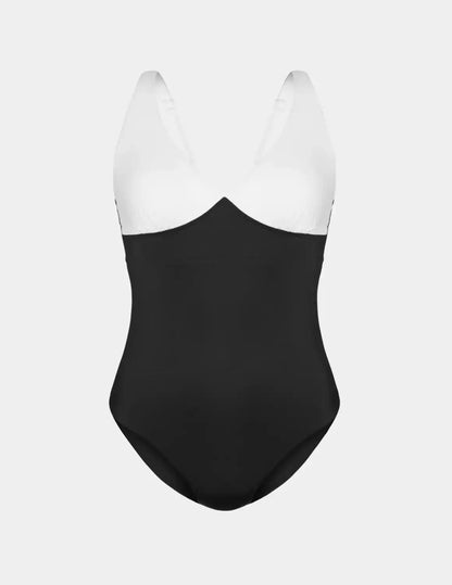 Deep V One Piece Swimsuit - Last Call