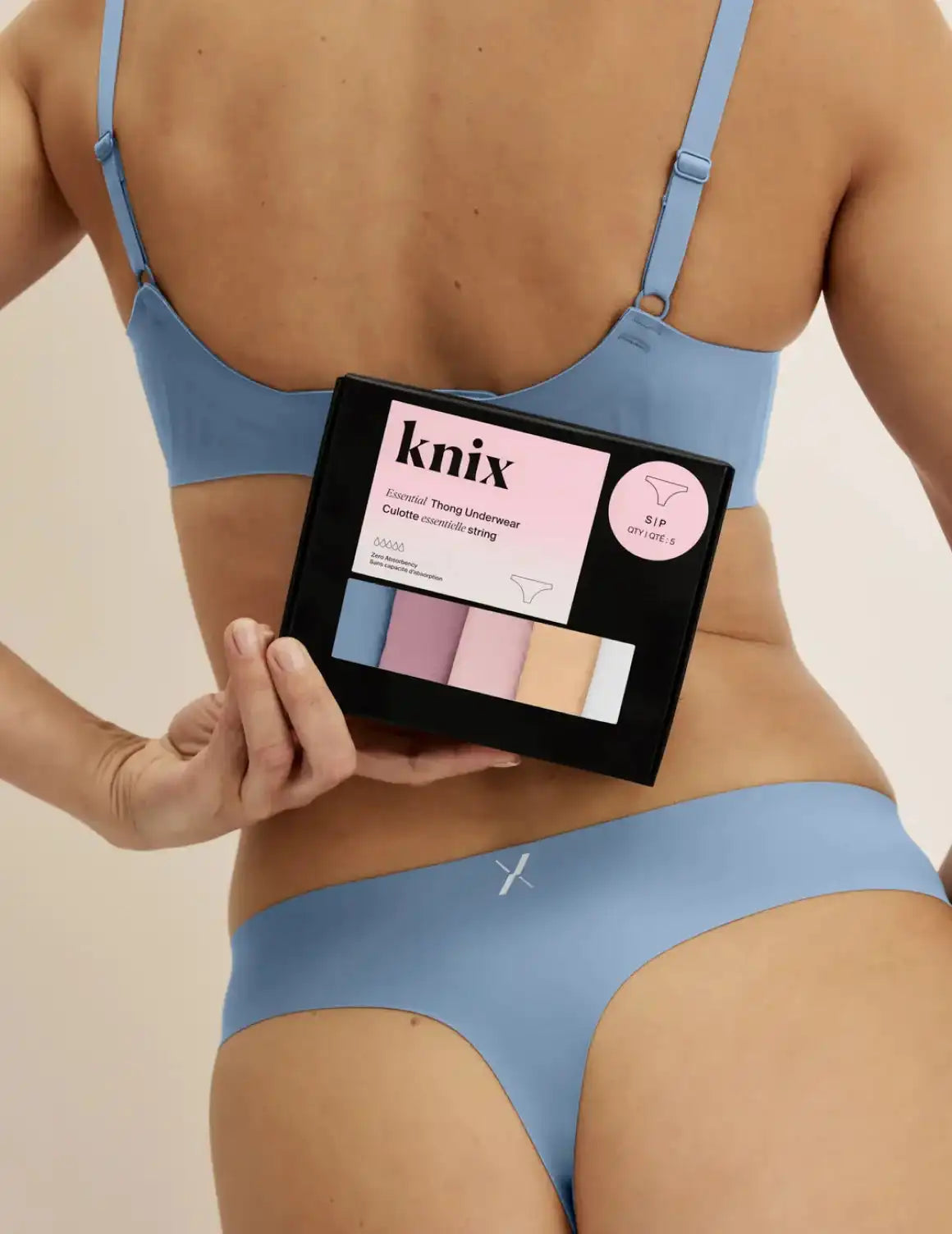Essential No-Show Thong 5-Pack - Last Call
