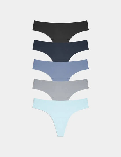 Essential No-Show Thong 5-Pack - Last Call