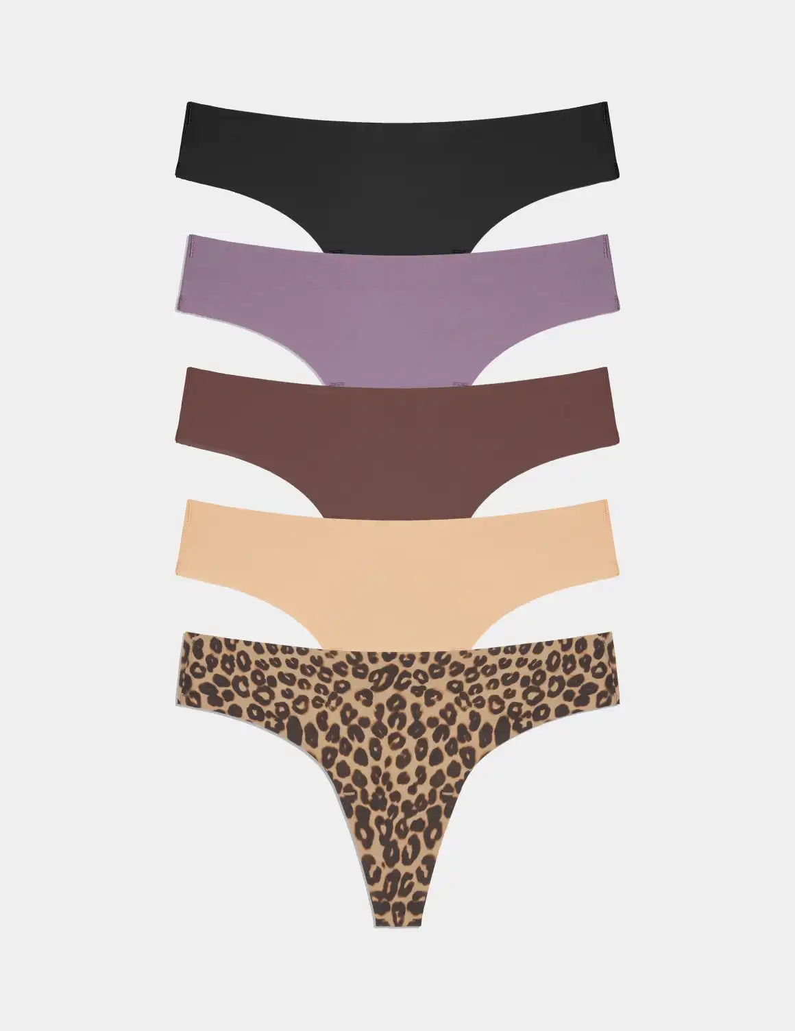 Essential No-Show Thong 5-Pack - Last Call