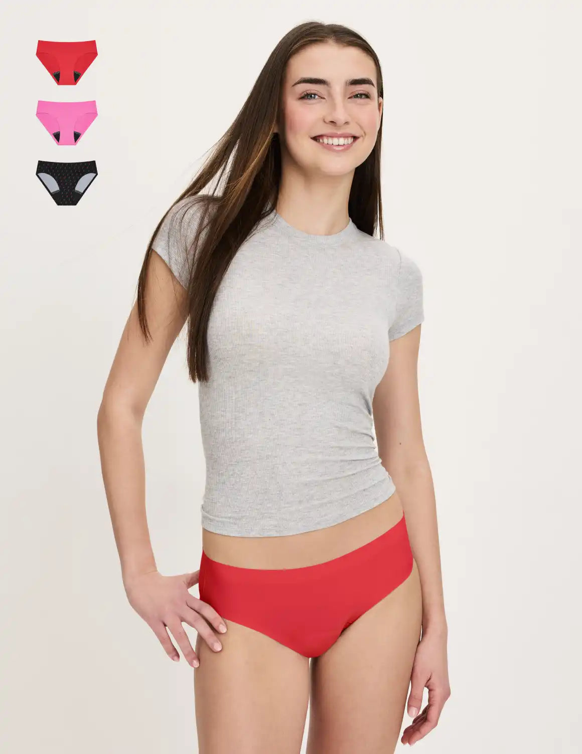 Teen Leakproof UltraThin No-Show Bikini 3-Pack - Last Call
