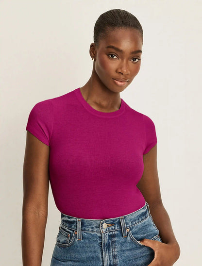 Modal Rib T-Shirt