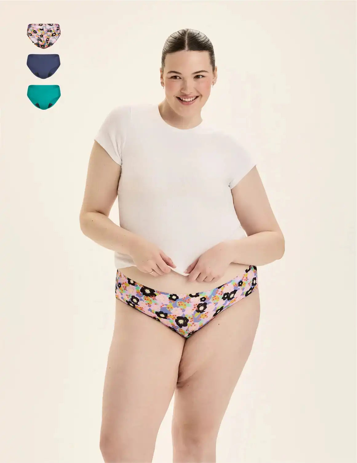 Teen Leakproof UltraThin No-Show Bikini 3-Pack - Last Call