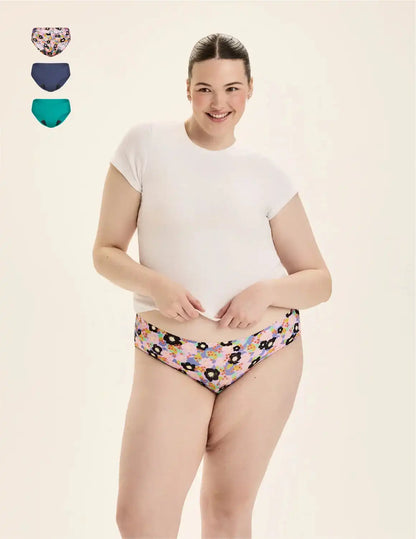 Teen Leakproof UltraThin No-Show Bikini 3-Pack - Last Call