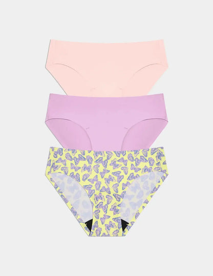 Teen Leakproof UltraThin No-Show Bikini 3-Pack - Last Call