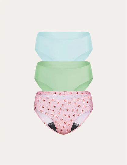 Teen Leakproof UltraThin No-Show Bikini 3-Pack - Last Call