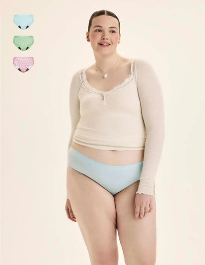 Teen Leakproof UltraThin No-Show Bikini 3-Pack - Last Call