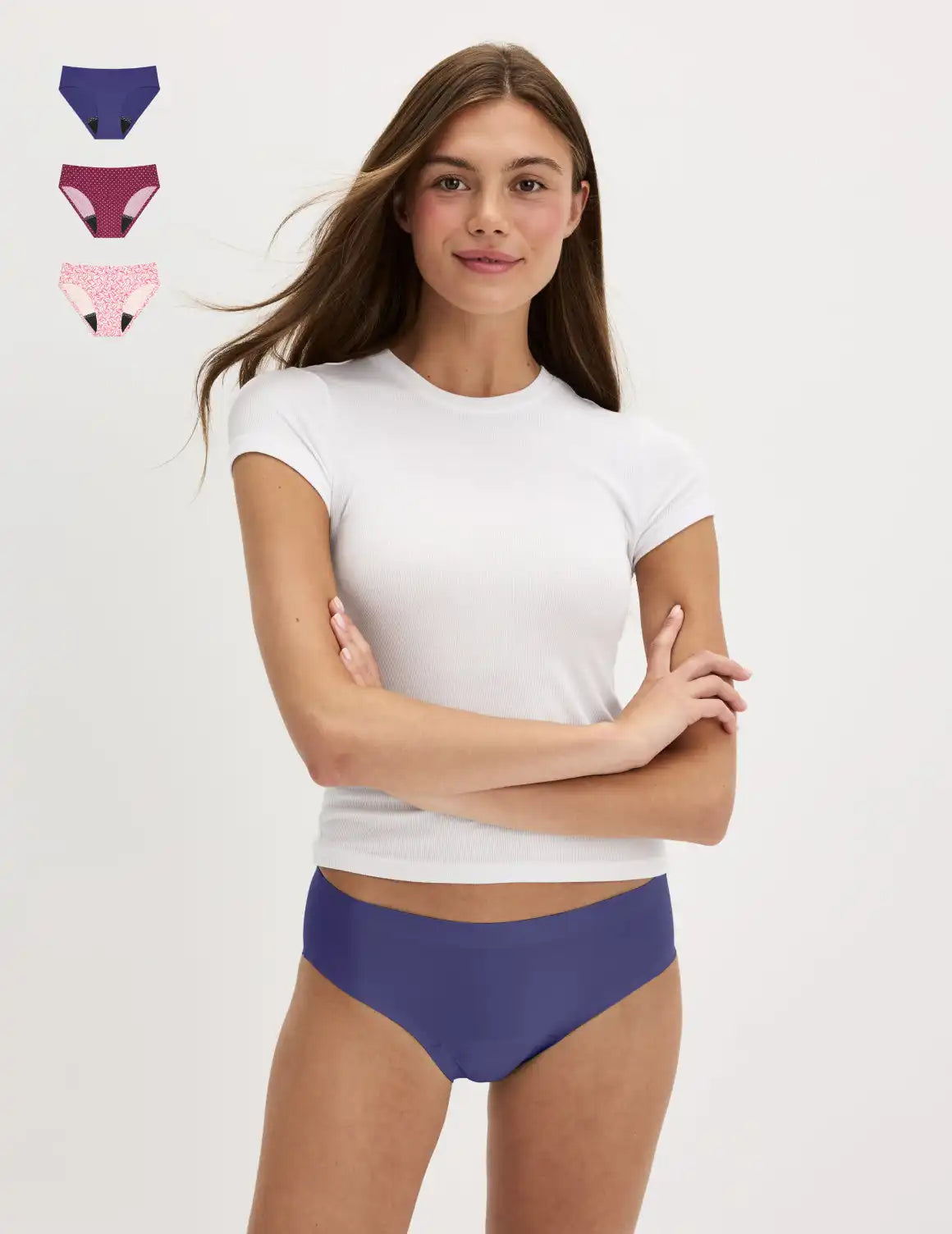 Teen Leakproof UltraThin No-Show Bikini 3-Pack - Last Call