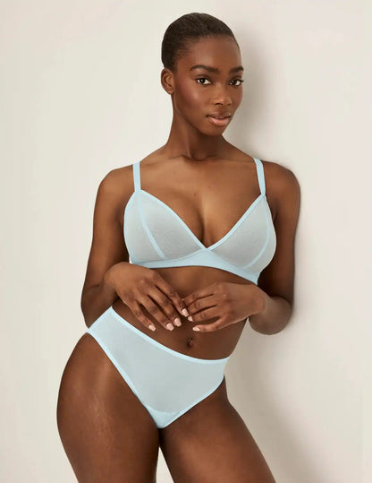 Mesh Deep V Bra - Last Call