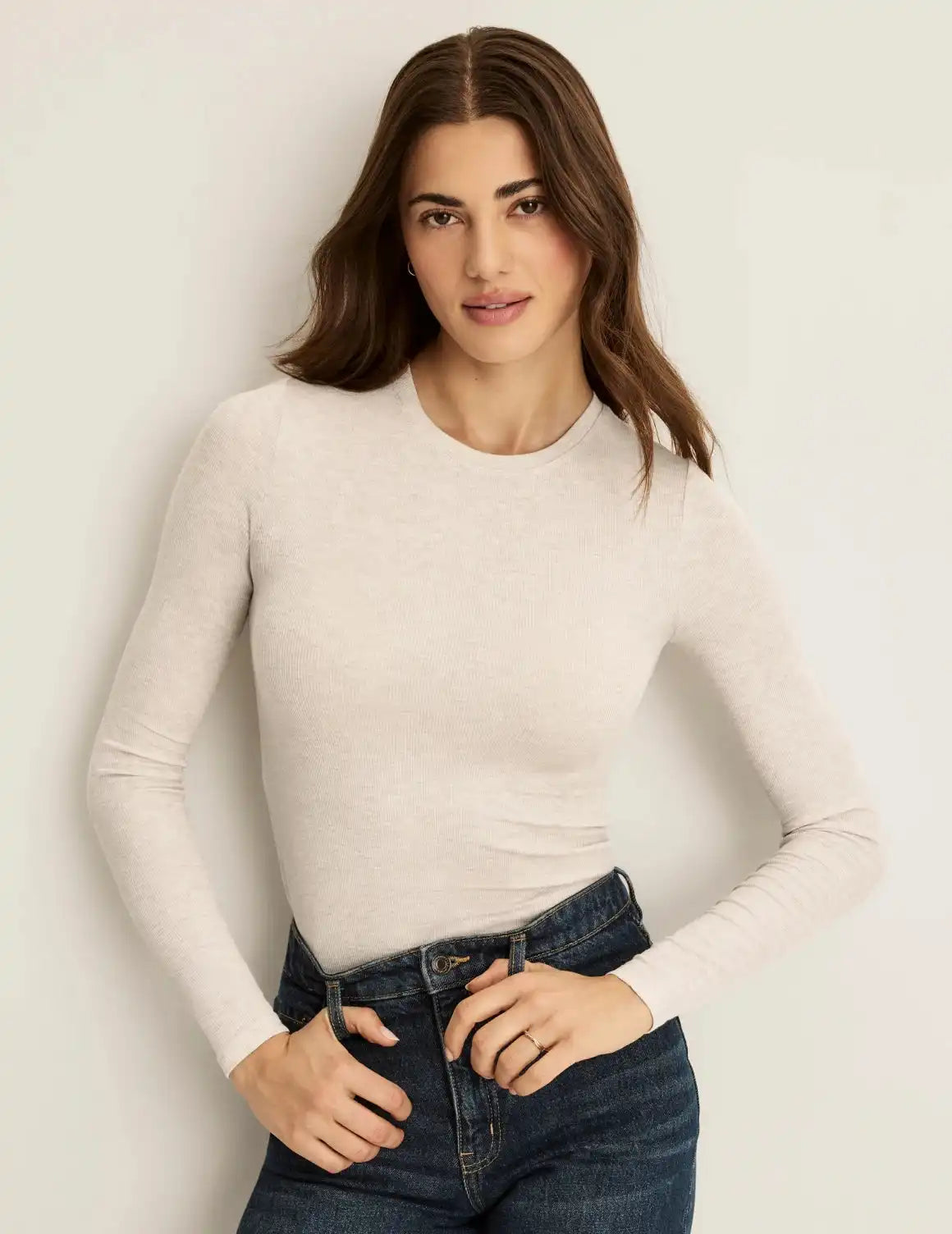 Modal Rib Long Sleeve