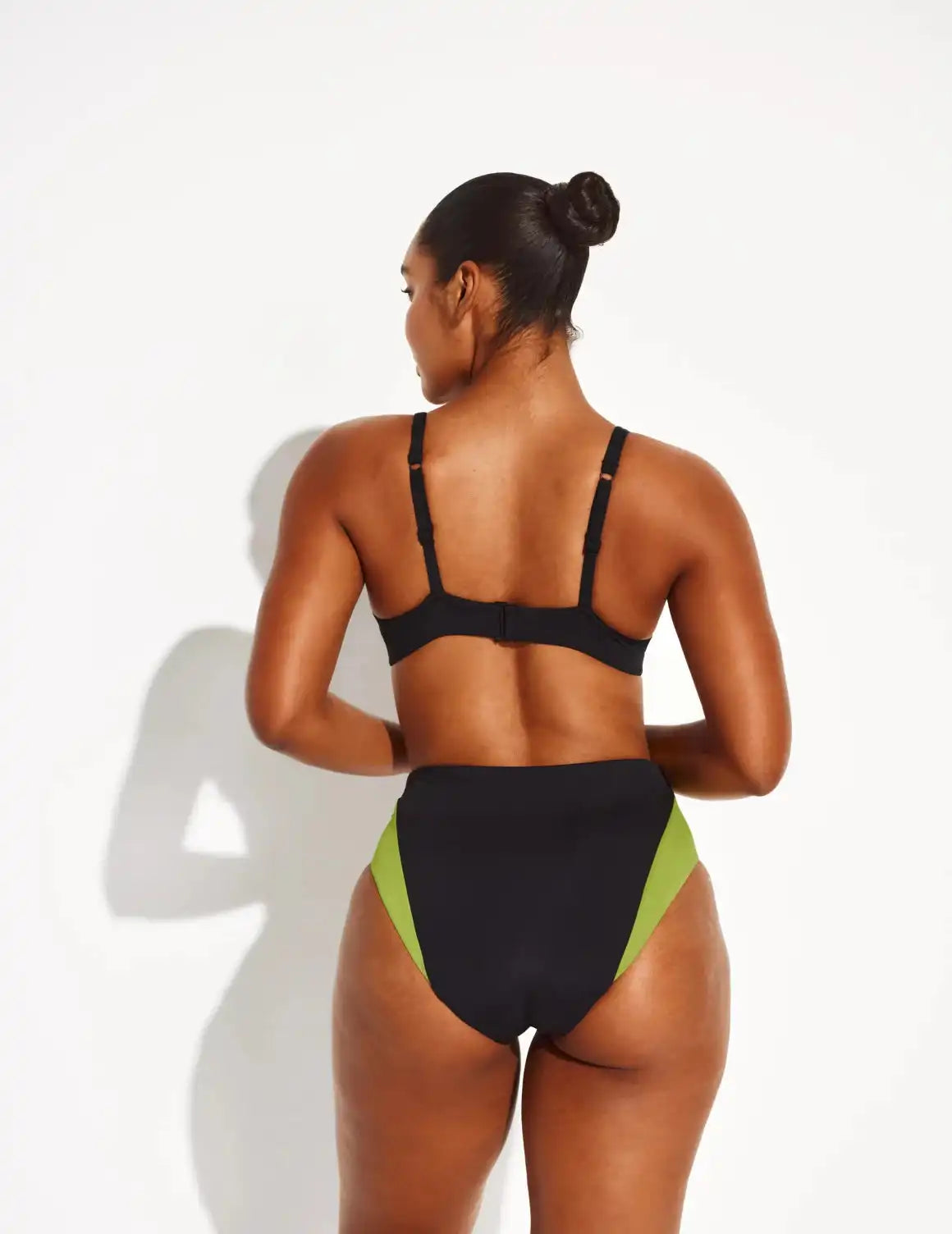 Ruched Deep V Bikini Top - Last Call