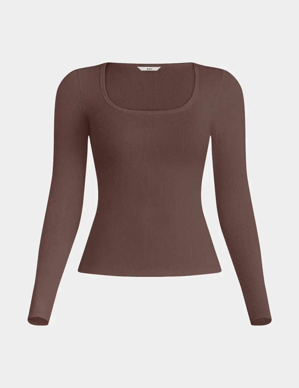 SculptRib Cotton Long Sleeve Top - Last Call