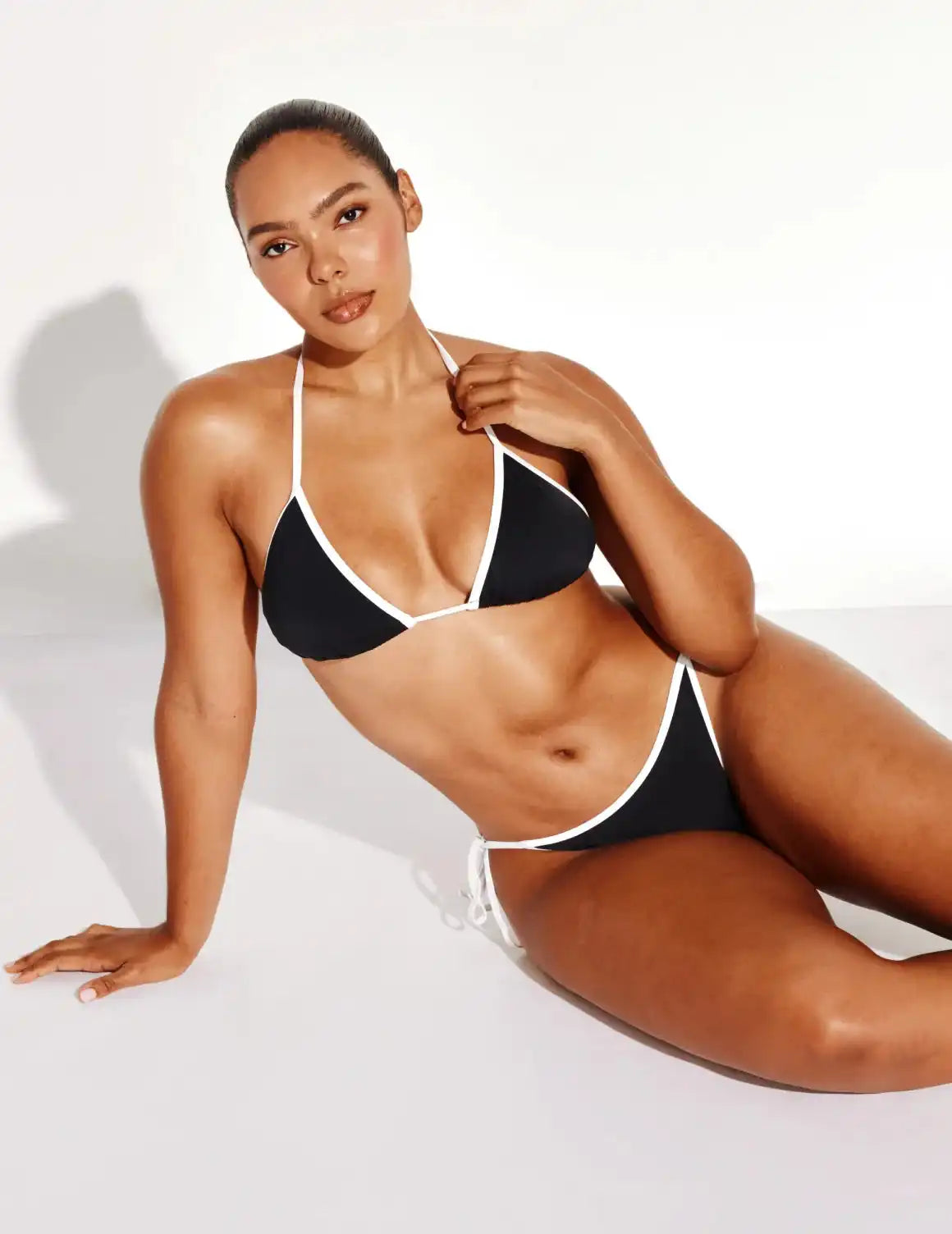 String Bikini Bottom - Color Block - Last Call