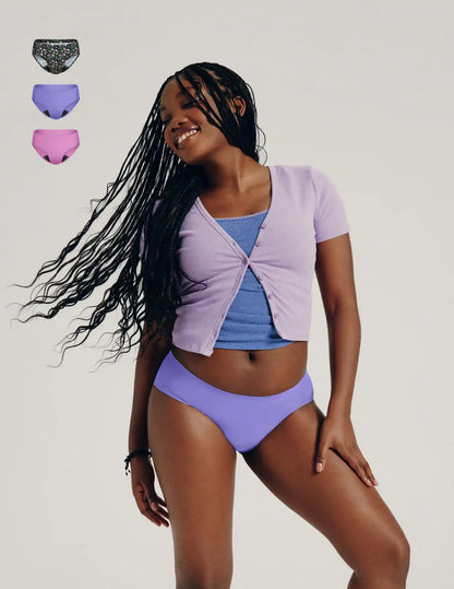 Teen Leakproof UltraThin No-Show Bikini 3-Pack - Last Call