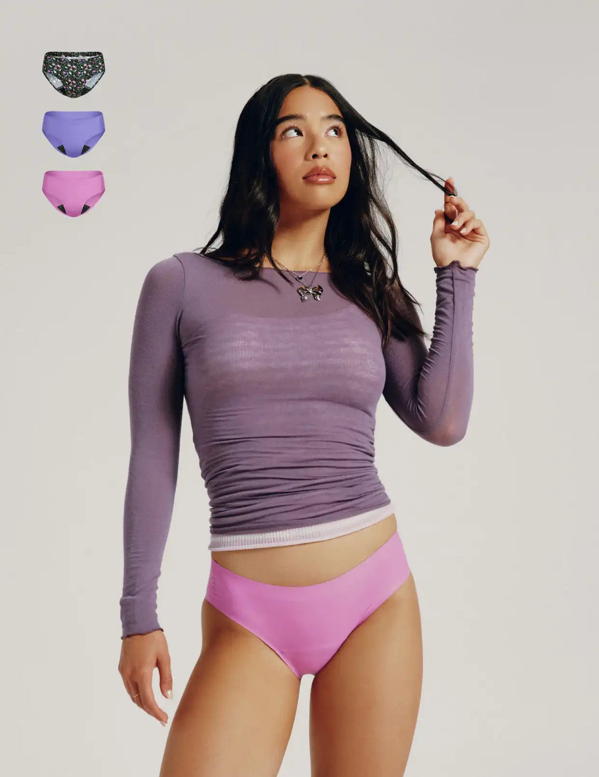 Teen Leakproof UltraThin No-Show Bikini 3-Pack - Last Call